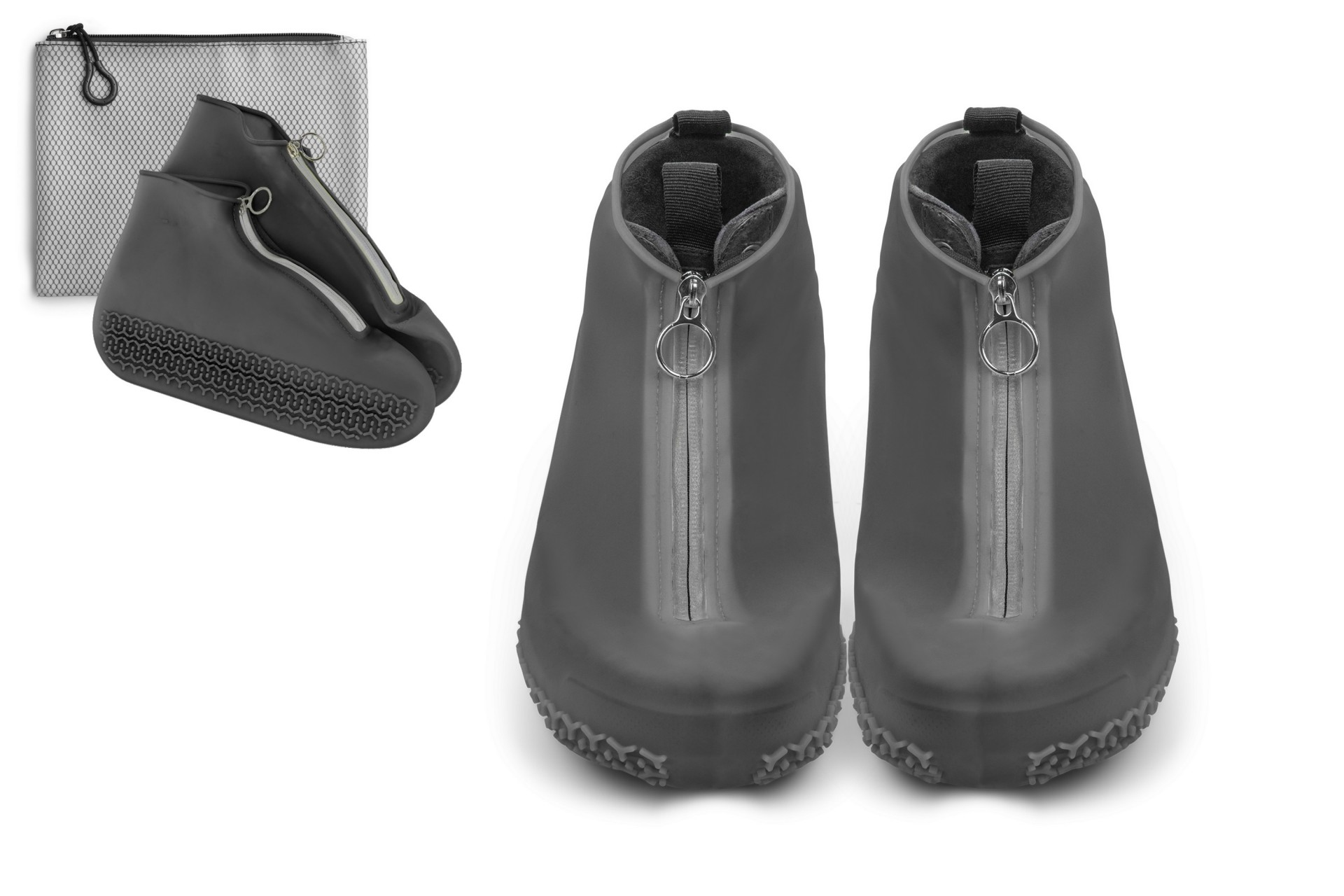 Longue noire - M 35-40 - Couvre-chaussures en silicone imperméable et  antidérapant, Protège-chaussures unisex